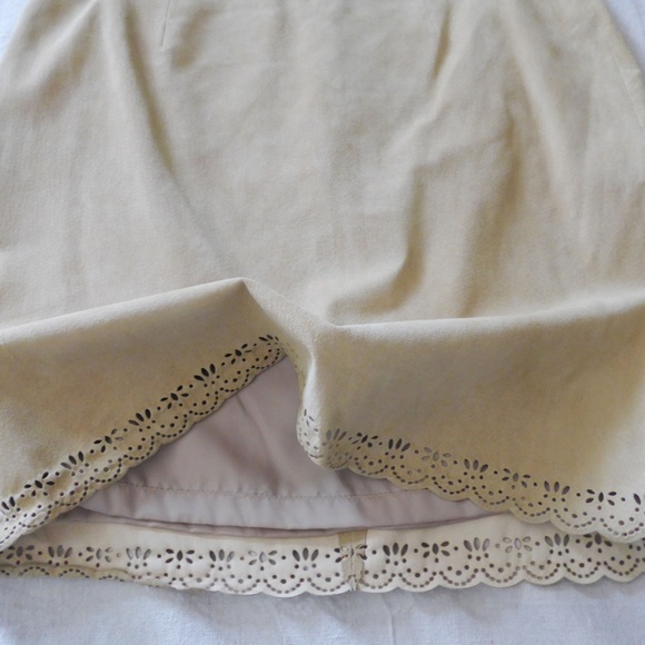 Vintage Real Clothes Women 12P (Fits like P4-6) Leather Shacket and Skirt Set - Picture 12 of 16